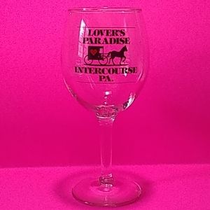 Wine Glass Lover's Paradise Intercourse Pa.